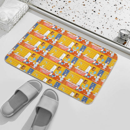 Bubble Bath  Rapid-Drying Bath Mat