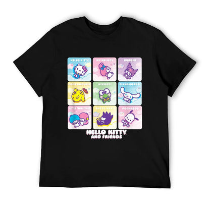 Hello Kitty And Friends Square Icons Comfortable T-Shirt