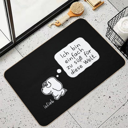 Too Sweet for The World  Stain-Proof Bath Mat