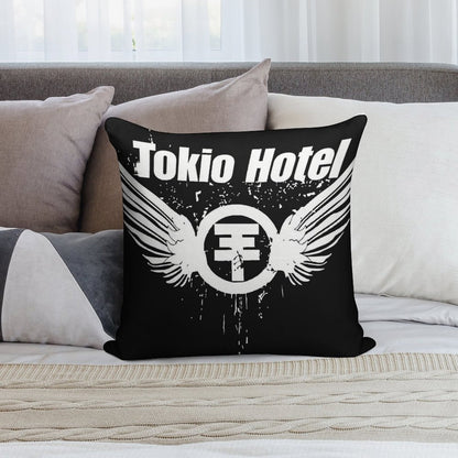 Tokio Hotel Merch Tokio Hotel Logo Soft Style Accent Throw Pillow