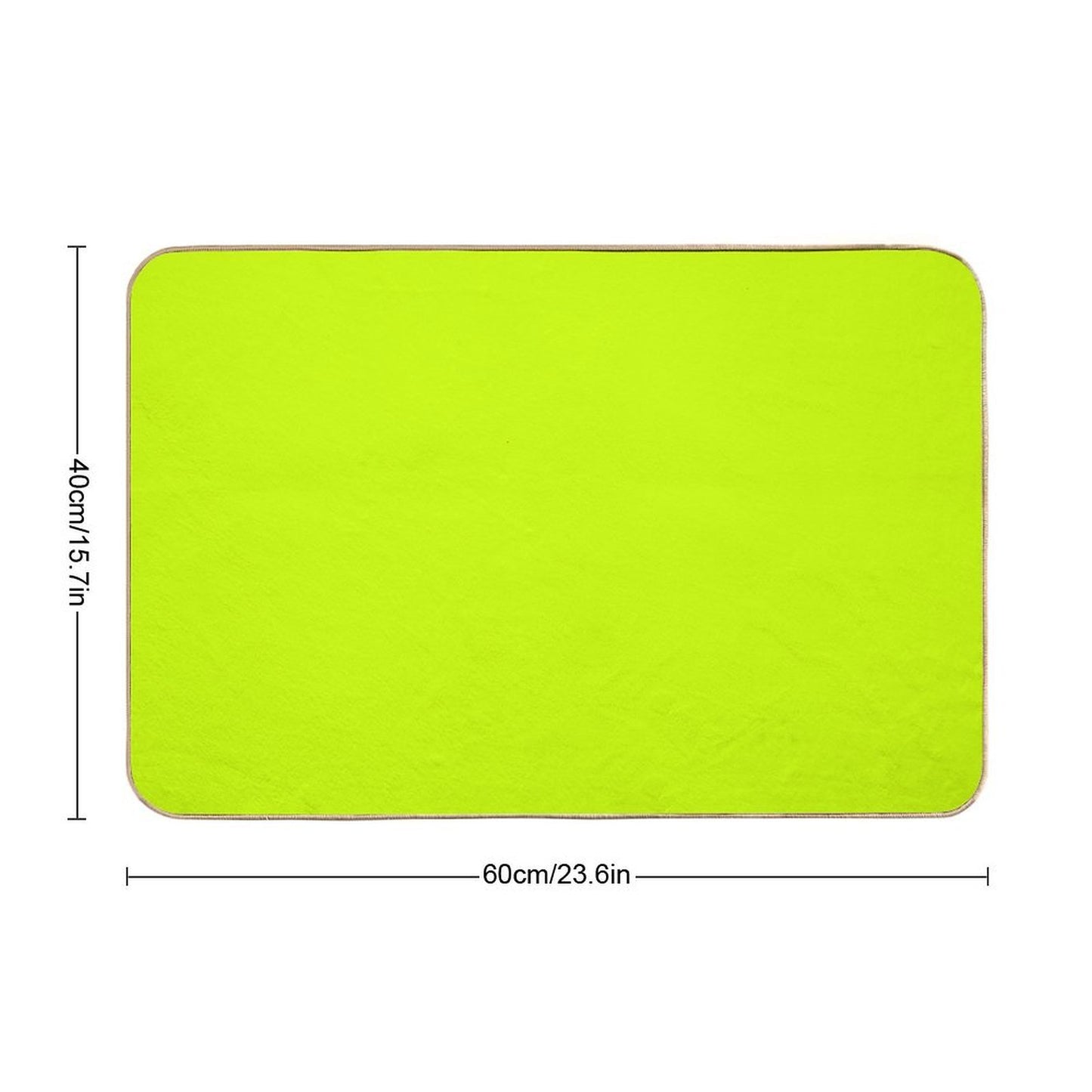 NEON Yellow  Slip-Resistant Bath Mat