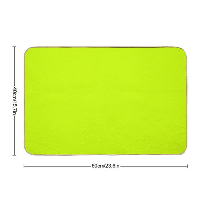 NEON Yellow  Slip-Resistant Bath Mat