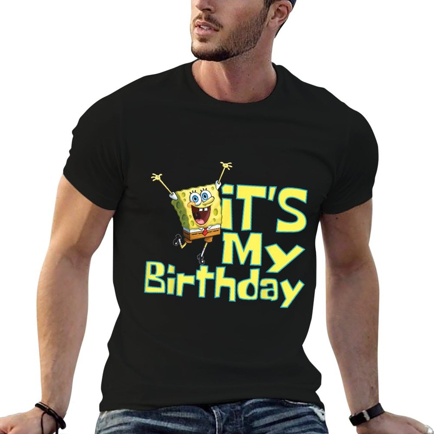 Mademark X SpongeBob SquarePants - SpongeBob SquarePants It's My Birthday  Classic T-Shirt
