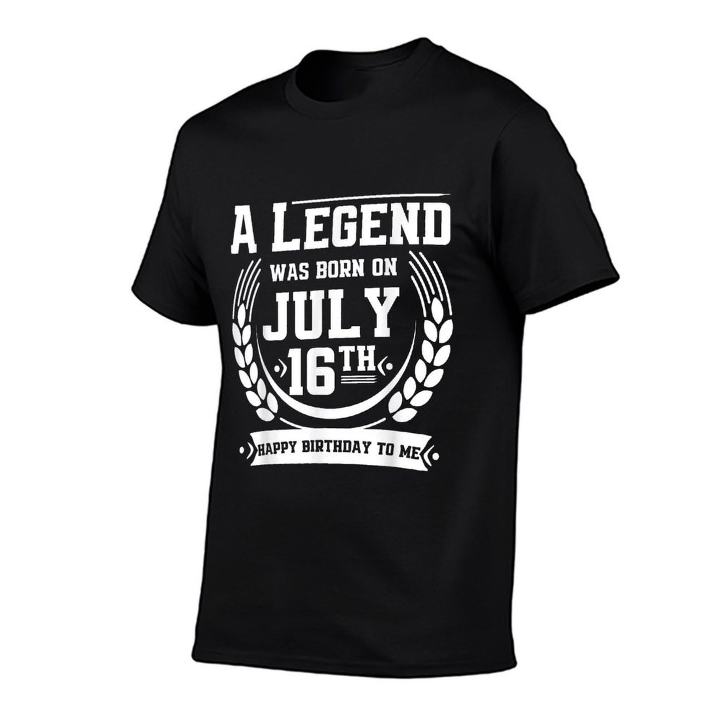 A Legend Was Born on July 16, Awesome July 16th Birthday  Fade-proof Color T-Shirt