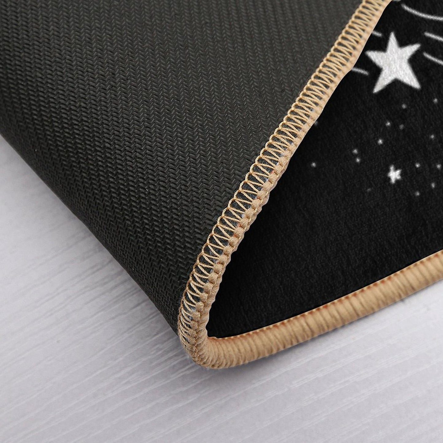 Space Ninja Throwing Stars  Stain-Proof Bath Mat