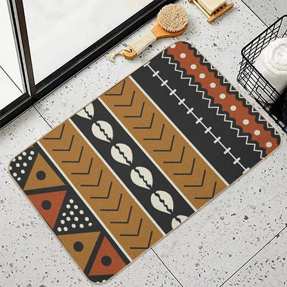 Let's Play Mudcloth  Non-Slip Bath Mat