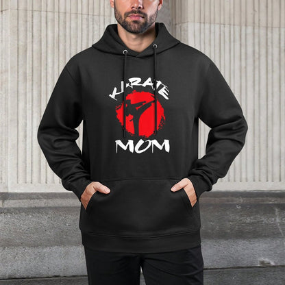 Karate Mom Vintage Martial Art Self And Defense Mothers Day Unisex Design Hoodie