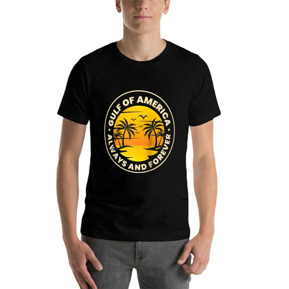 Gulf of USA America Retro Throwback Design Raglan Baseball Relaxed-fit T-Shirt