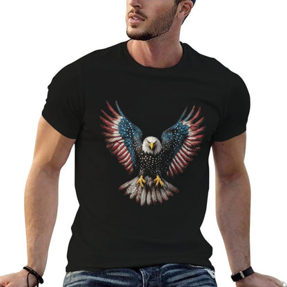 American Bald Eagle 4th of July USA Patriotic Men Women  Affordable Price T-Shirt