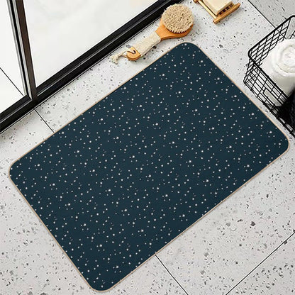 STAR Beautiful Pattern  Easy To Clean Bath Mat