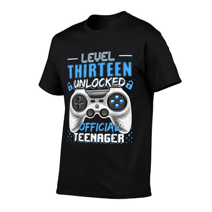 Level 13 Unlocked Officialnager Video Game 13th Birthday  Odor-resistant T-Shirt