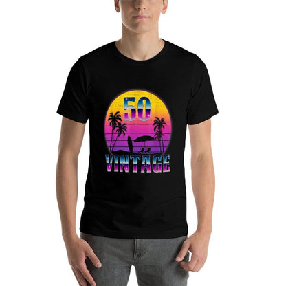 Vintage 50 Years Old Birthday Gifts For Men 50th Birthday  Stretchy T-Shirt