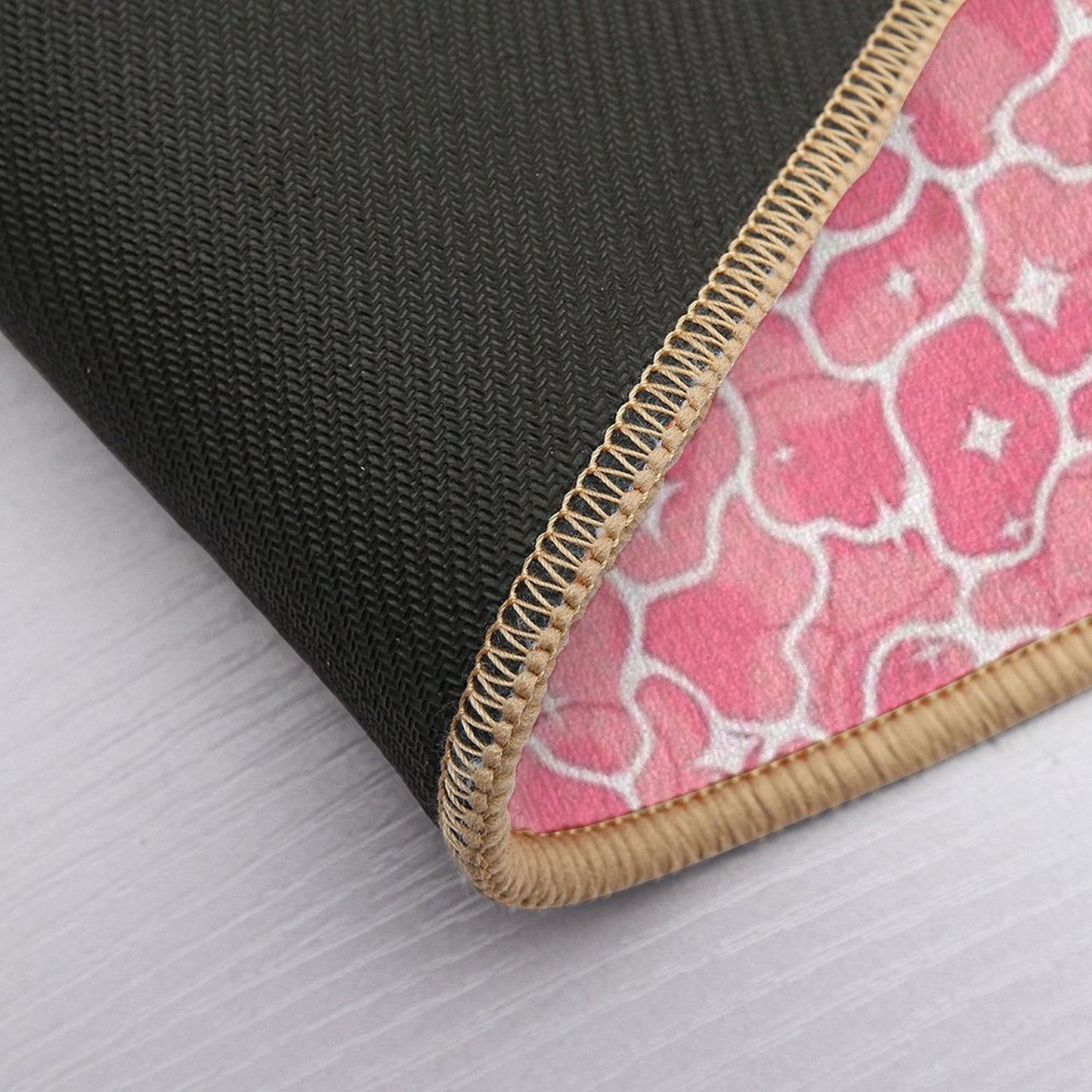 Pink Sparkly Anime Water  Odorless Bath Mat