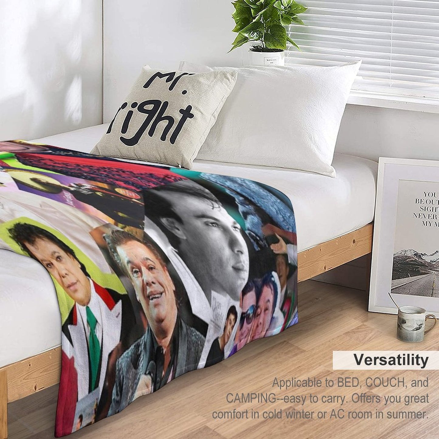 Juan Gabriel Easy Care Throw Blanket