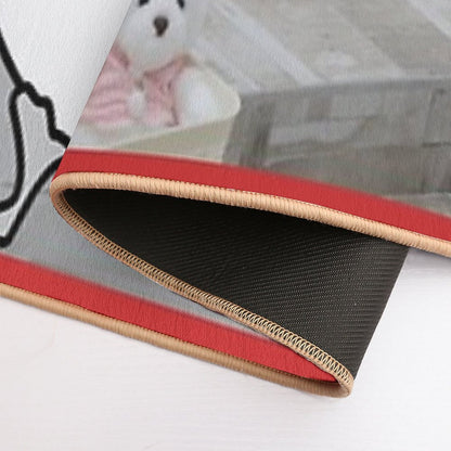 Love Funny Cute Giraffe Shower  Anti-Trip Bath Mat