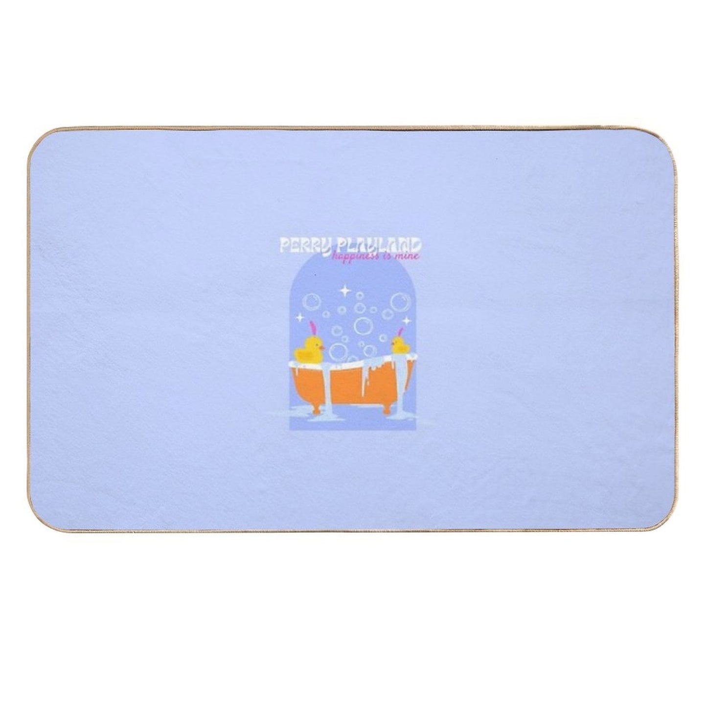 Perry Playland Graphic  Long-Lasting Bath Mat