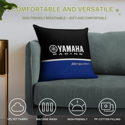 YAMAHA Race Soft Decorative Cover Throw Pillow