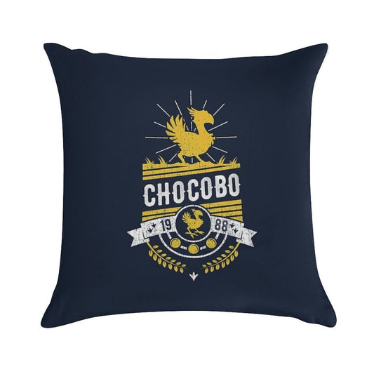Chocobo Soft Skin-Friendly Throw Pillow