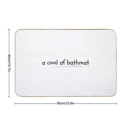 A Cool AF Bathmat  Slip-Resistant Bath Mat