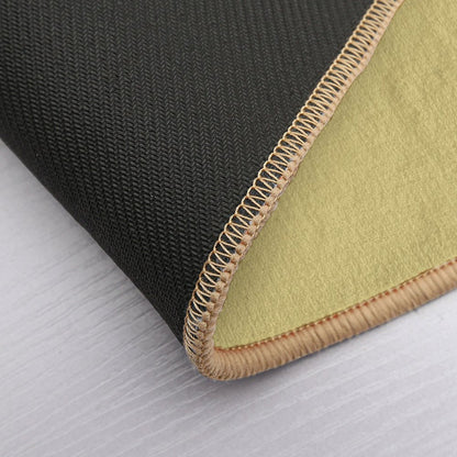 Beige Bohemian Sun Landscape  Non-Slip Bath Mat