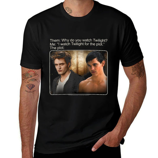 Twilight Saga I Watch Twilight for The Plot Meme Movie  Soft T-Shirt
