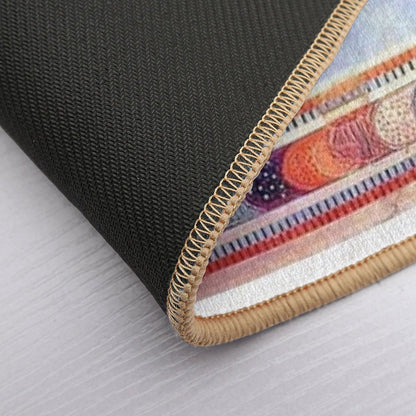 Minoan Bull Leaping Fresco  Repositionable Bath Mat