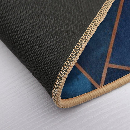 Navy & Copper Geo  Multi-Purpose Bath Mat