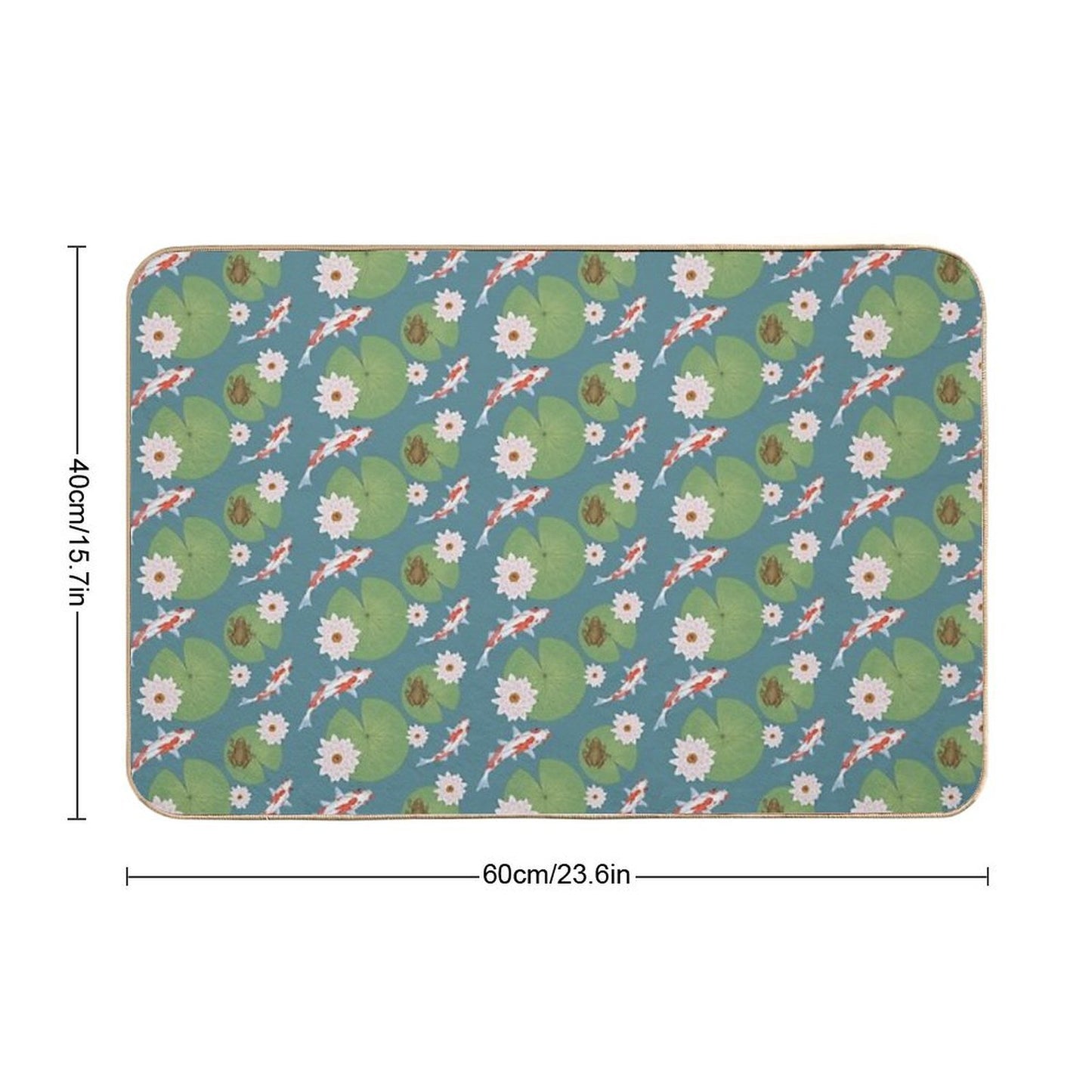 Calming Pond Durable Bath Mat