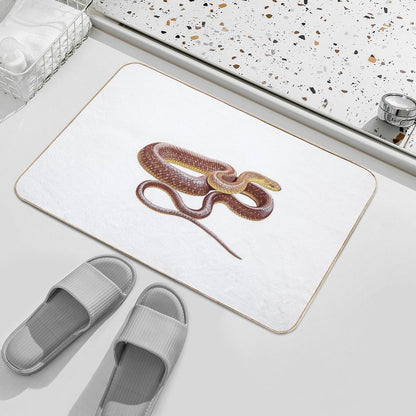 Aesculapian Snake  Anti-Trip Bath Mat
