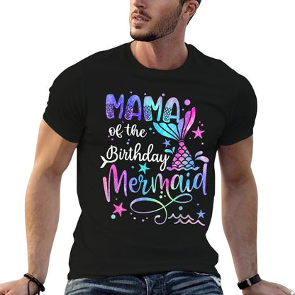 Mama Of The Birthday Mermaid Matching Family Party Mother's  Classic T-Shirt