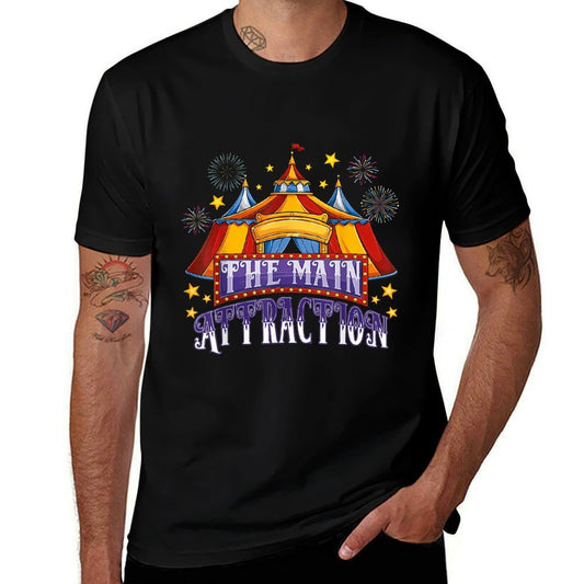 Kids Circus Attraction Carnival Birthday Party Boys Girls  Tagless Design T-Shirt