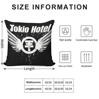 Tokio Hotel Merch Tokio Hotel Logo Soft Style Accent Throw Pillow