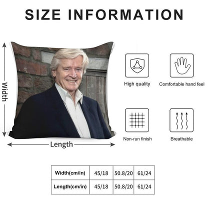 CORRIE LEGENDS KEN BARLOW Soft High-Density Material Throw Pillow