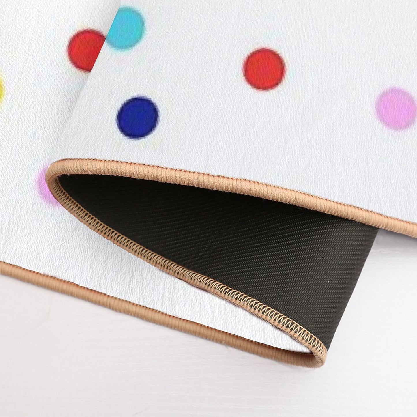 Cute Colorful Dots  High-Traffic Bath Mat