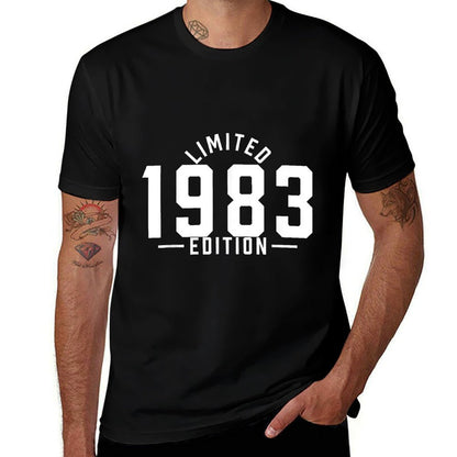 Limited 1983 Edition - 40th Birthday Gifts for Women  Rolled Sleeves T-Shirt