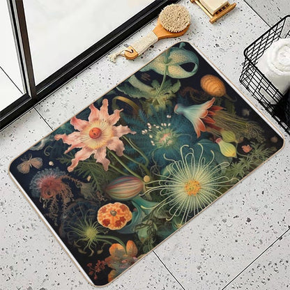 A.I. Gardens  Sampling Masters  Ernst Haeckel + James McNeill Whistler  Versatile Bath Mat