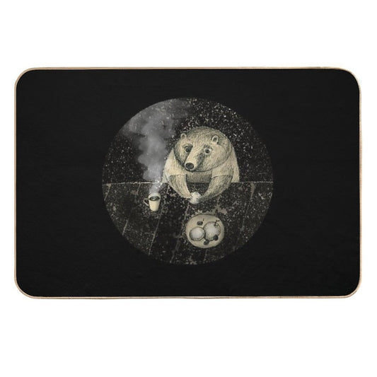 Late Tea  Non-Slip Bath Mat