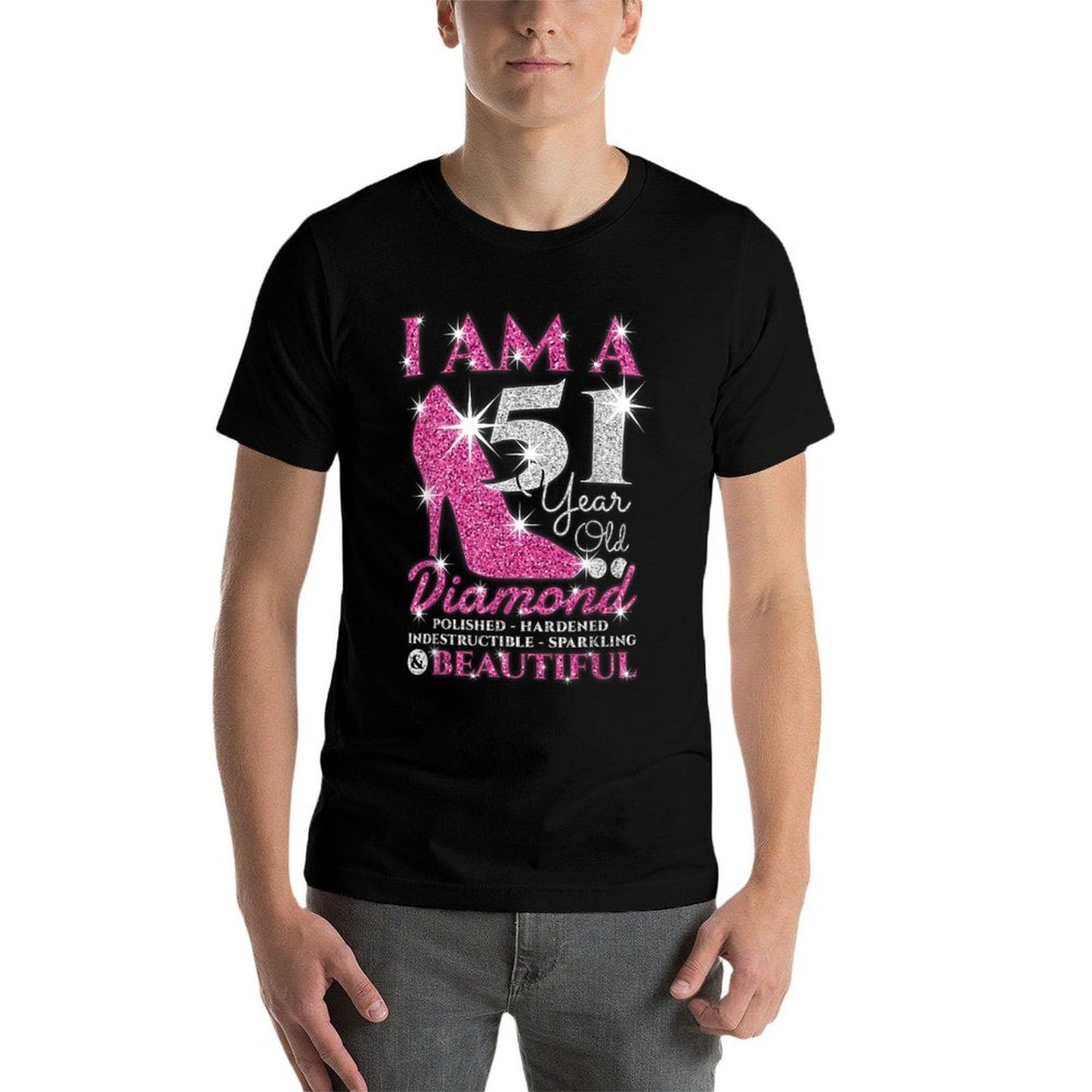 I Am A 51 Year Old Diamond, Womens 51st Birthday  Classic T-Shirt