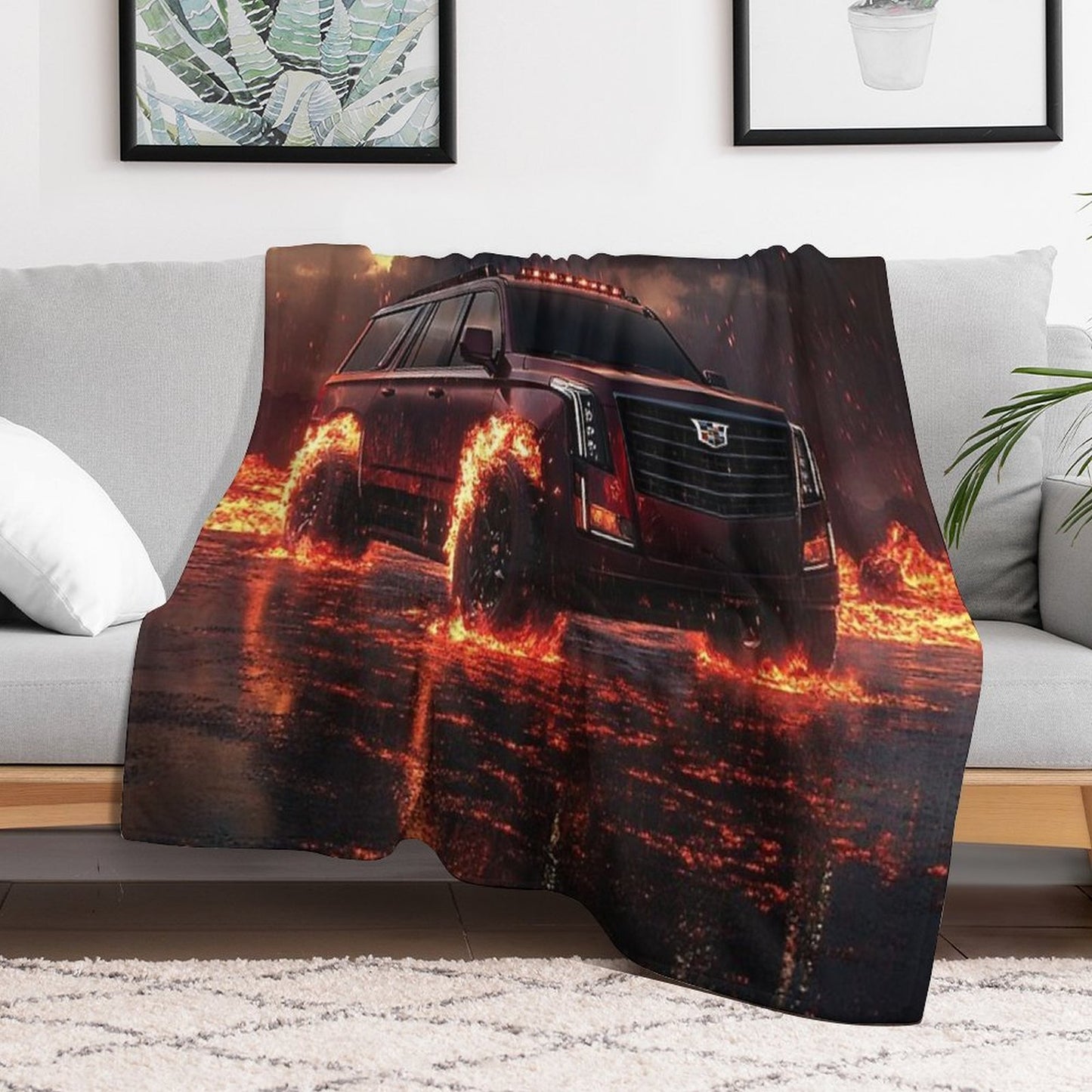 Horror Art Escalade Premium Throw Blanket