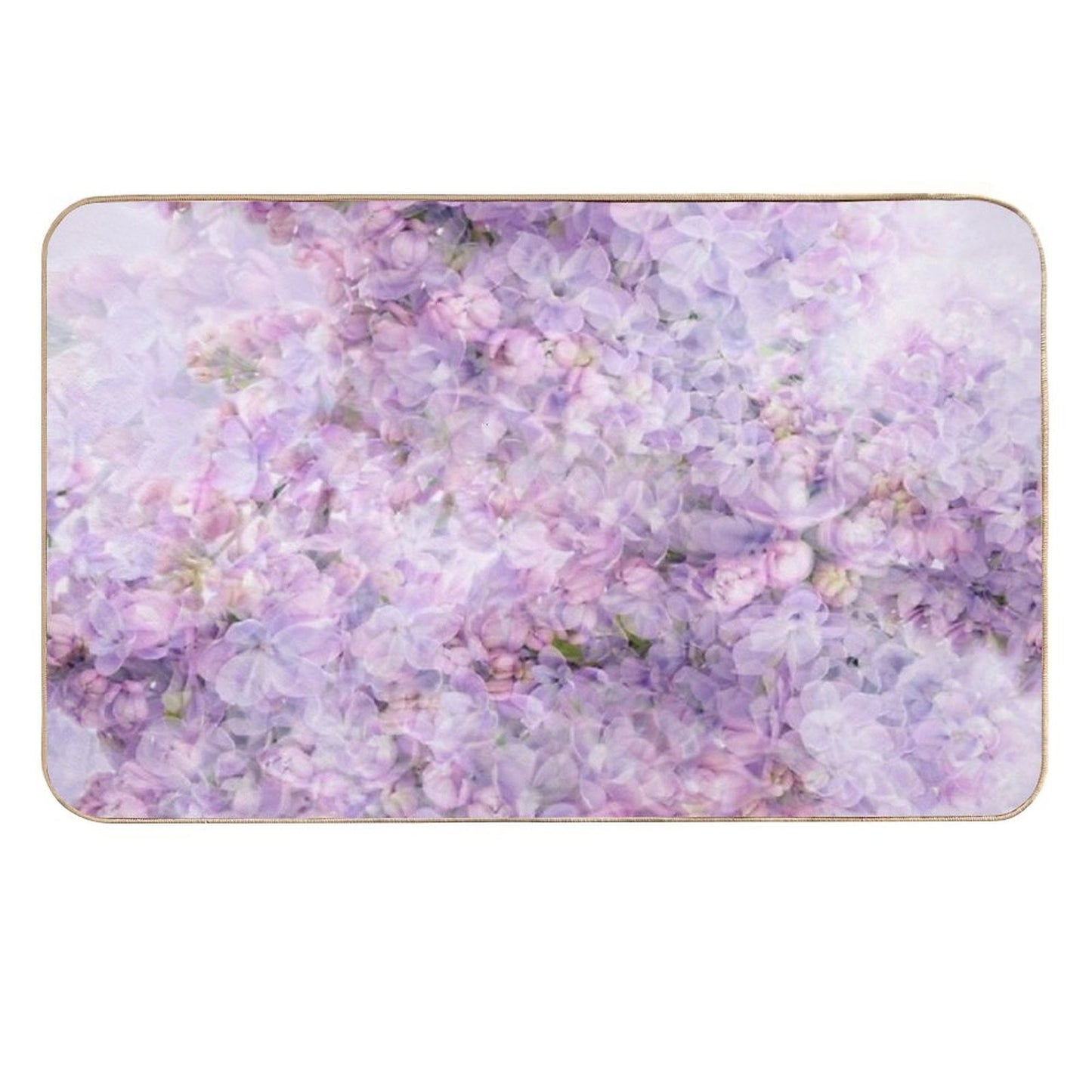 Romantic Lilac - Floral Art, Vintage  Versatile Bath Mat