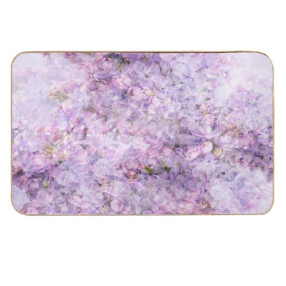Romantic Lilac - Floral Art, Vintage  Versatile Bath Mat