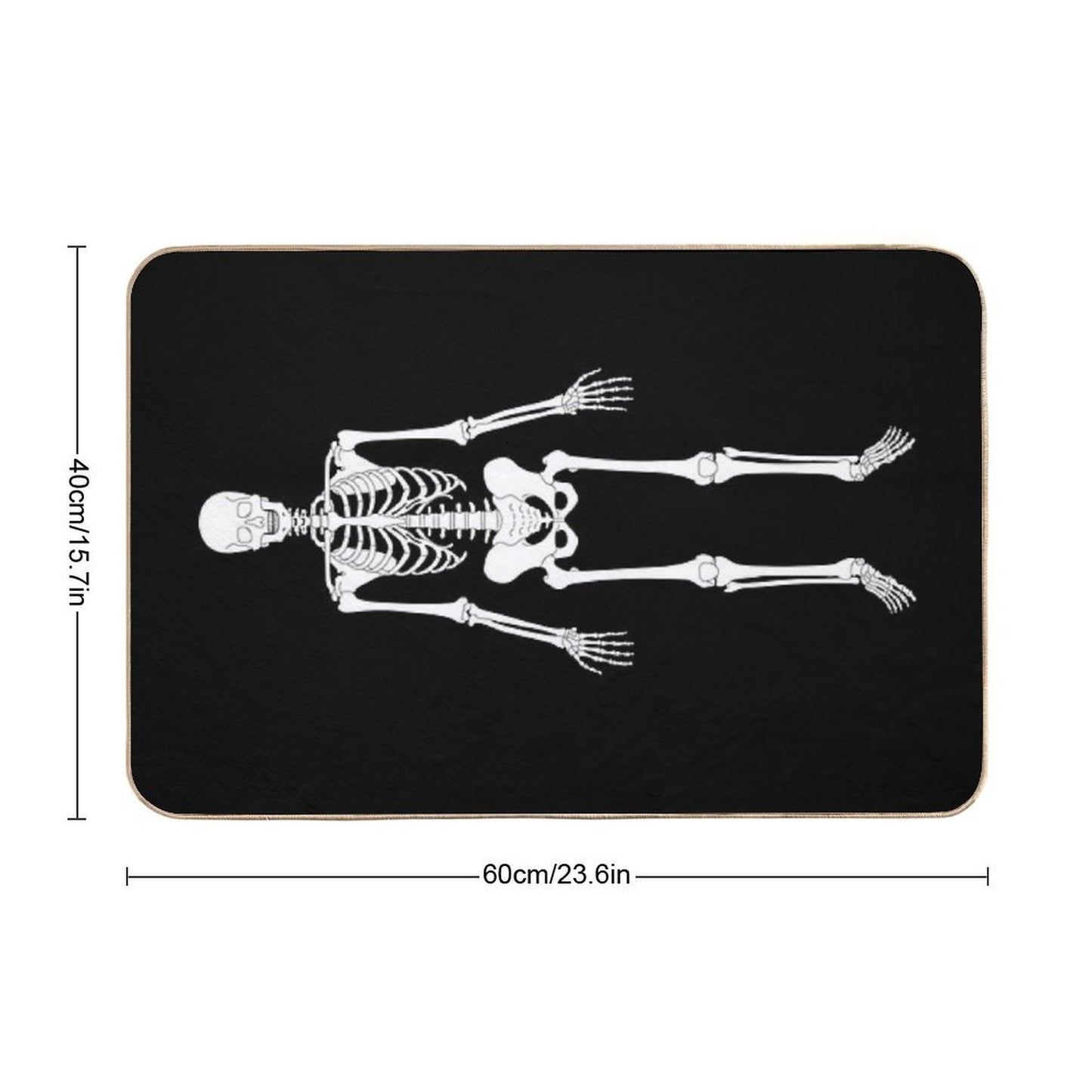Skeleton  Eco-Friendly Bath Mat