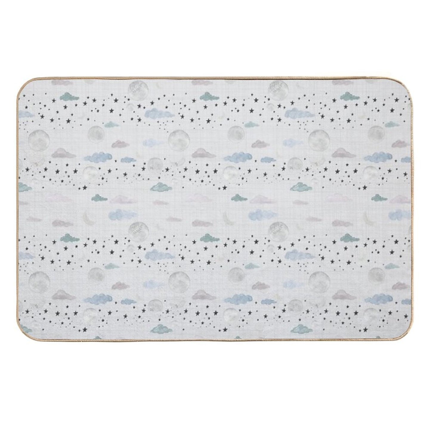 Sparkle - Light Grey  Pet-Safe Bath Mat
