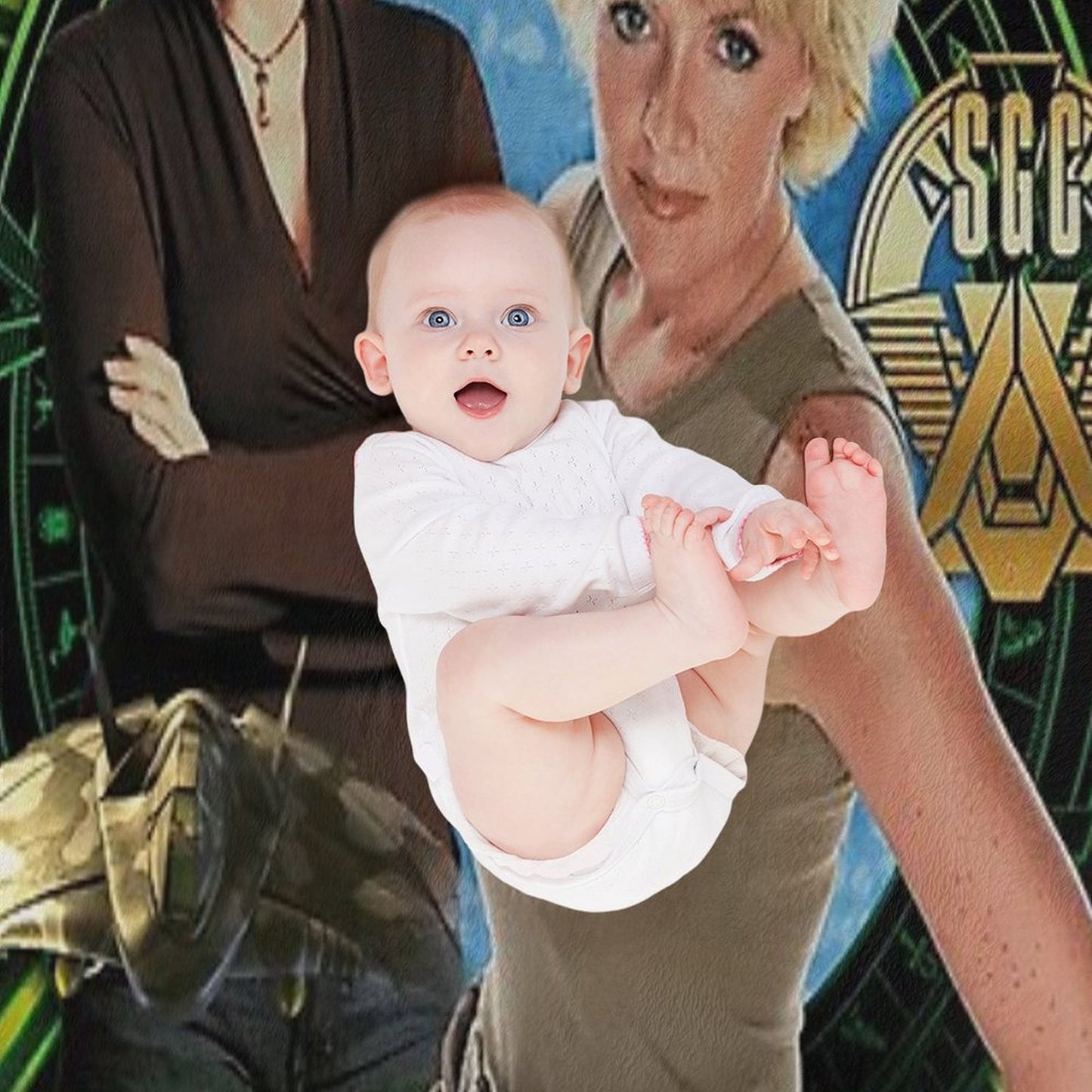 Stargate SG1 Samatha Carter Quick-dry Throw Blanket