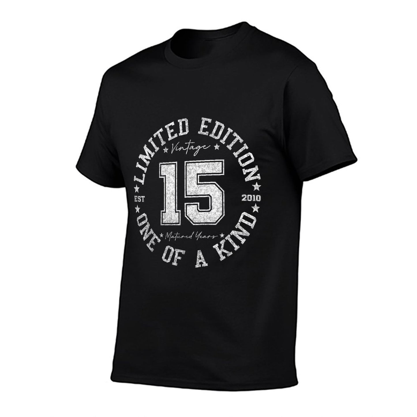 Retro One Of A Kinds For Men Women 2025 15th Birthday, Unisex-Youth, Black, Small,,, Spring, Number, Vintage, 15 Year Old Gifts  Moisture-wicking T-Shirt