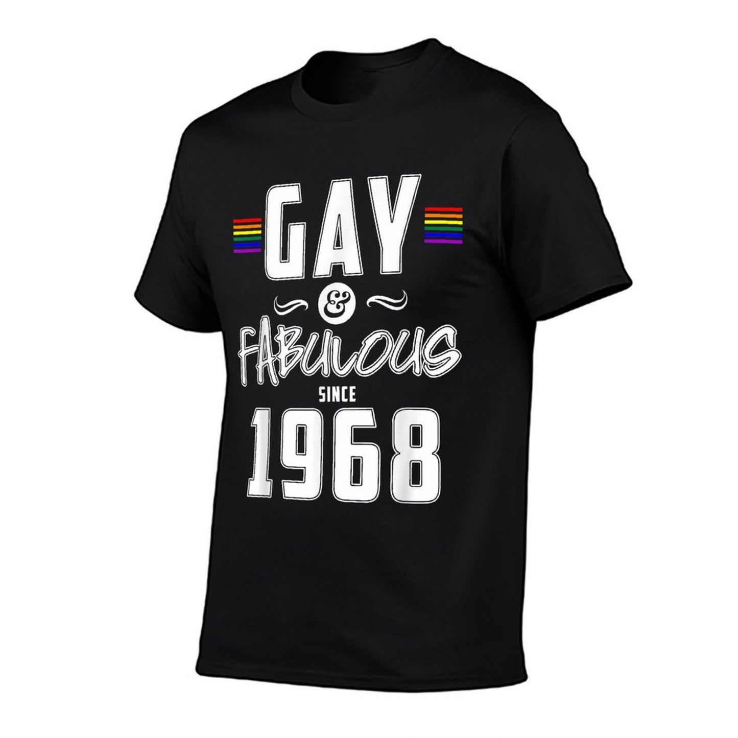 LGBT Gay & Fabulous Since 1968 50th Birthday  Graphic-printed T-Shirt