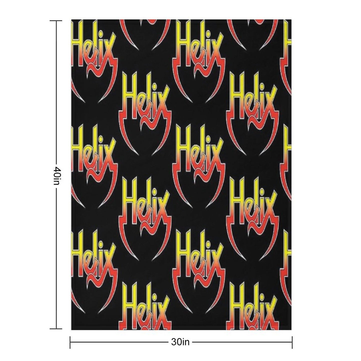 Helix Band Logo Multi-functional Throw Blanket
