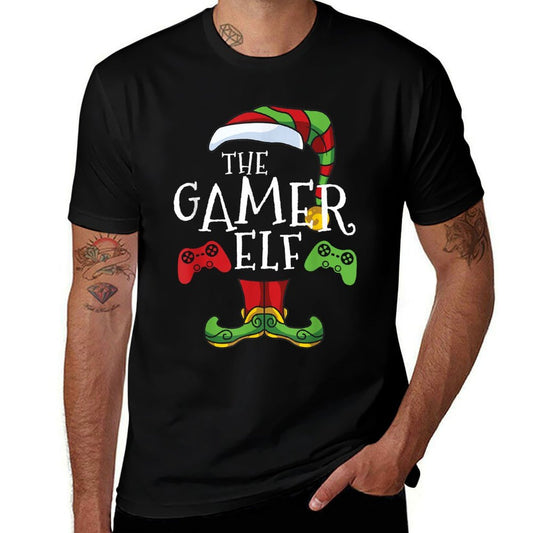 Gamer Elf Christmas Family Matching Funny Im The Gaming Elf  Stretchy T-Shirt