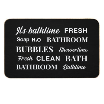 Cute Bathroom Bath Mat Design  Easy To Clean Bath Mat