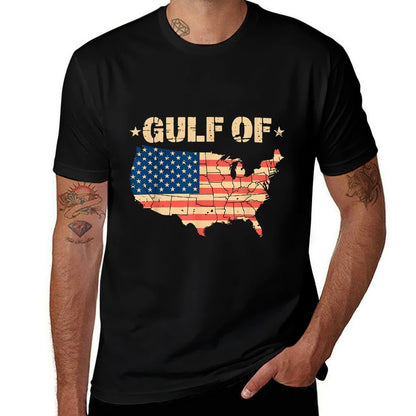Trump America's Gulf Mexico President Trump Sombrero  Polyester Blend T-Shirt